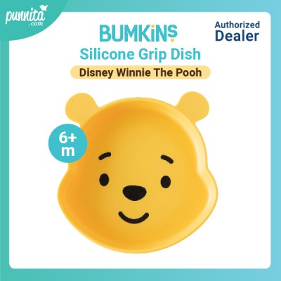 Bumkins Silicone Grip Dish จานหลุมซิลิโคน - Disney Winnie The Pooh